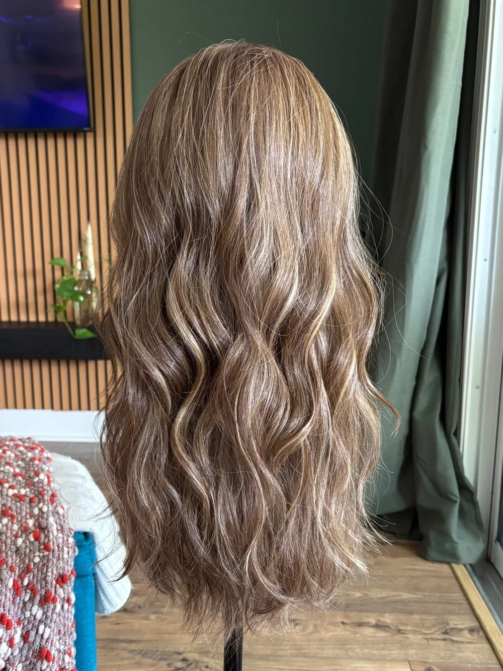 JB Theresa Long hazelnut Wig with Subtle Blonde Lowlights